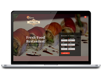 Bhuyans Food Villa, Food Restaurant website design by UJUDEBUG