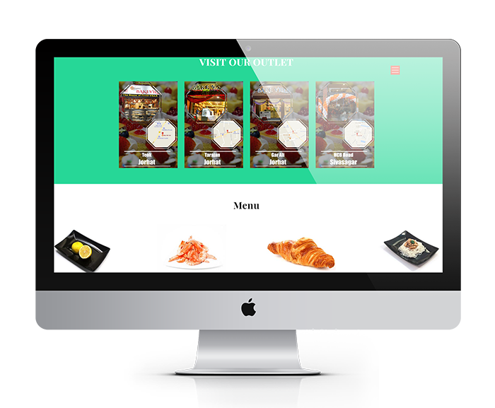Bhuyans Food Villa, Food Restaurant website design by UJUDEBUG