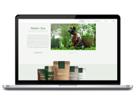 MuktiTea, Ecommerce website design by UJUDEBUG