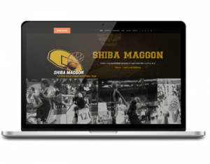 Shiba Maggon, Indian Basketball Player website design by UJUDEBUG