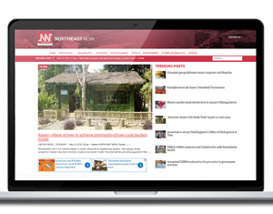 NorthEastNow website design, development by UJUDEBUG