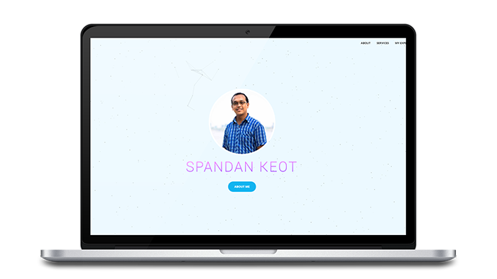 SPANDAN KEOT website design, development by UJUDEBUG