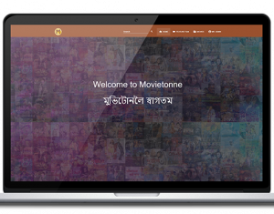 Movietonne website design, development by UJUDEBUG