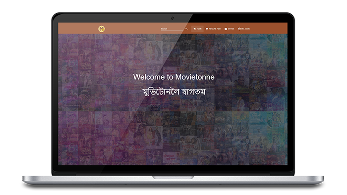 Movietonne website design, development by UJUDEBUG