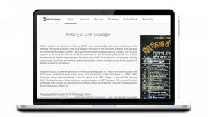 Govt website designing - DIET Sivasagar