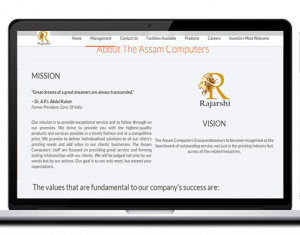 The Assam Computer - website design in Tinsukia