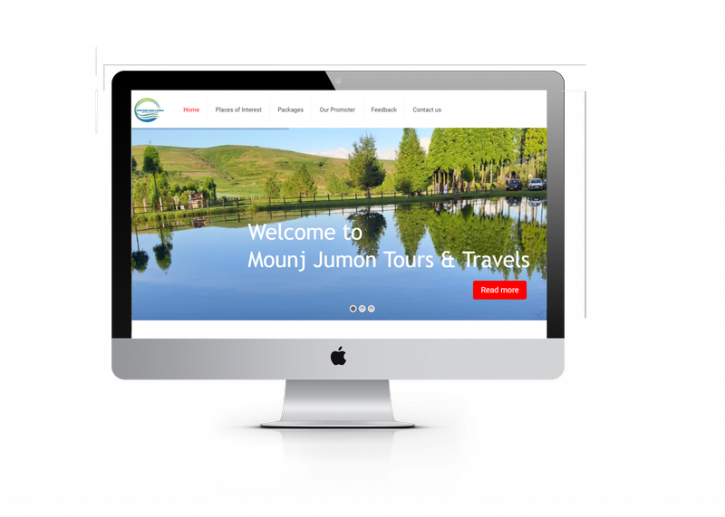 tours and travels website design ujudebug