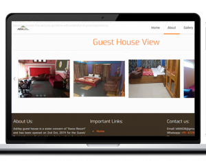 guesthouse website design ujudebug