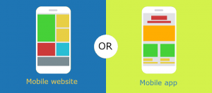 Mobile responsive website or a mobile application