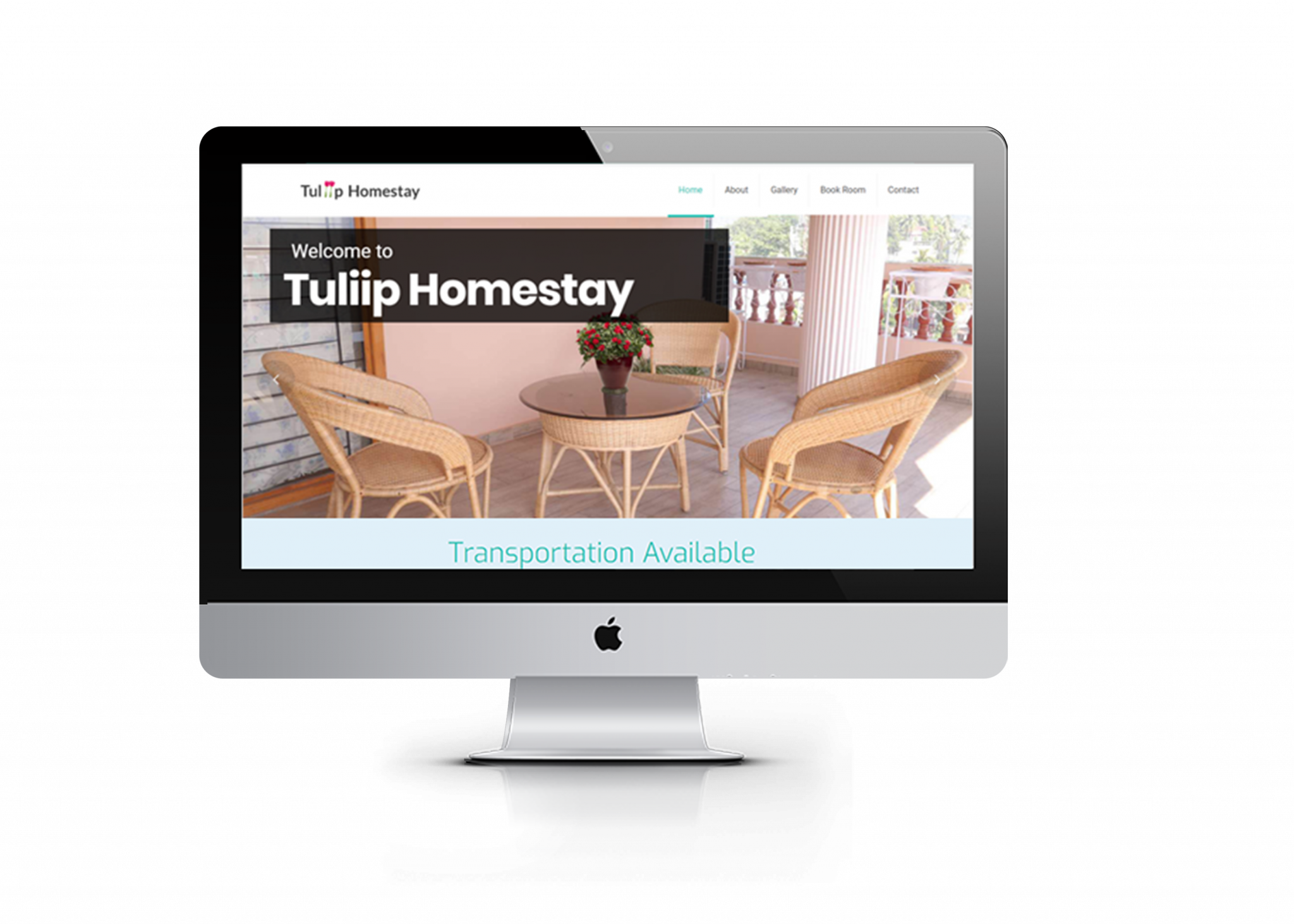 Guesthouse website design ujudebug