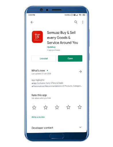 semuaz android app ujudebug