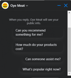 oye meat digital marketing
