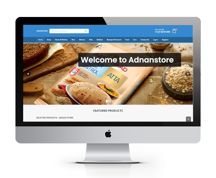 Adnanstore home page