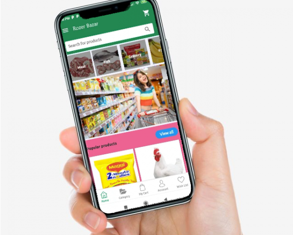 Rozer Bazar App feature image