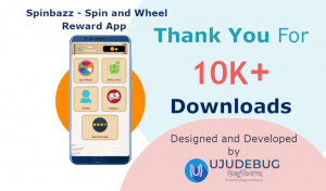 Spinbazz 10k+ download Thank You Post