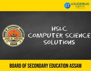 SEBA HSLC Class 10 Computer Science Solutions