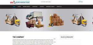Adhunik packer and movers website screenshot
