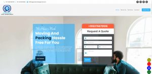 Shifting packer and movers website screenshot