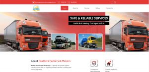 Brothers packer and movers website screenshot