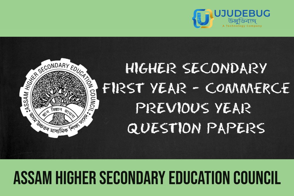 AHSEC Higher Secondary First Year Commerce Previous Year Question Papers