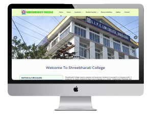 Shree Bharti College home page