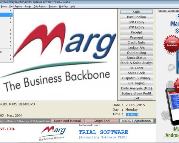 Marg Pharmacy Management software