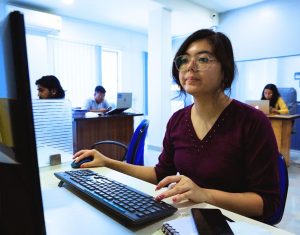 Website Designer Working at Ujudebug