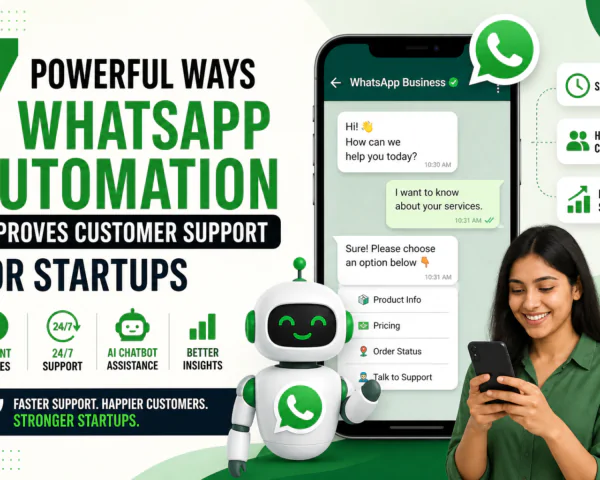 Powerful Ways WhatsApp Automation Improves Customer Support for Startups