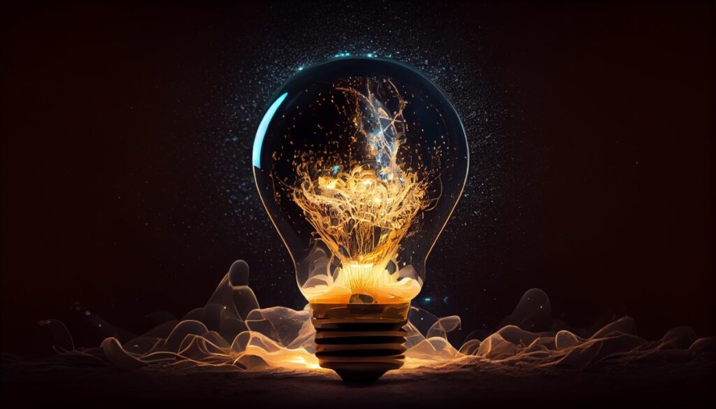 Ai Ml updated 6 glowing filament ignites ideas innovative solutions generated by ai 1