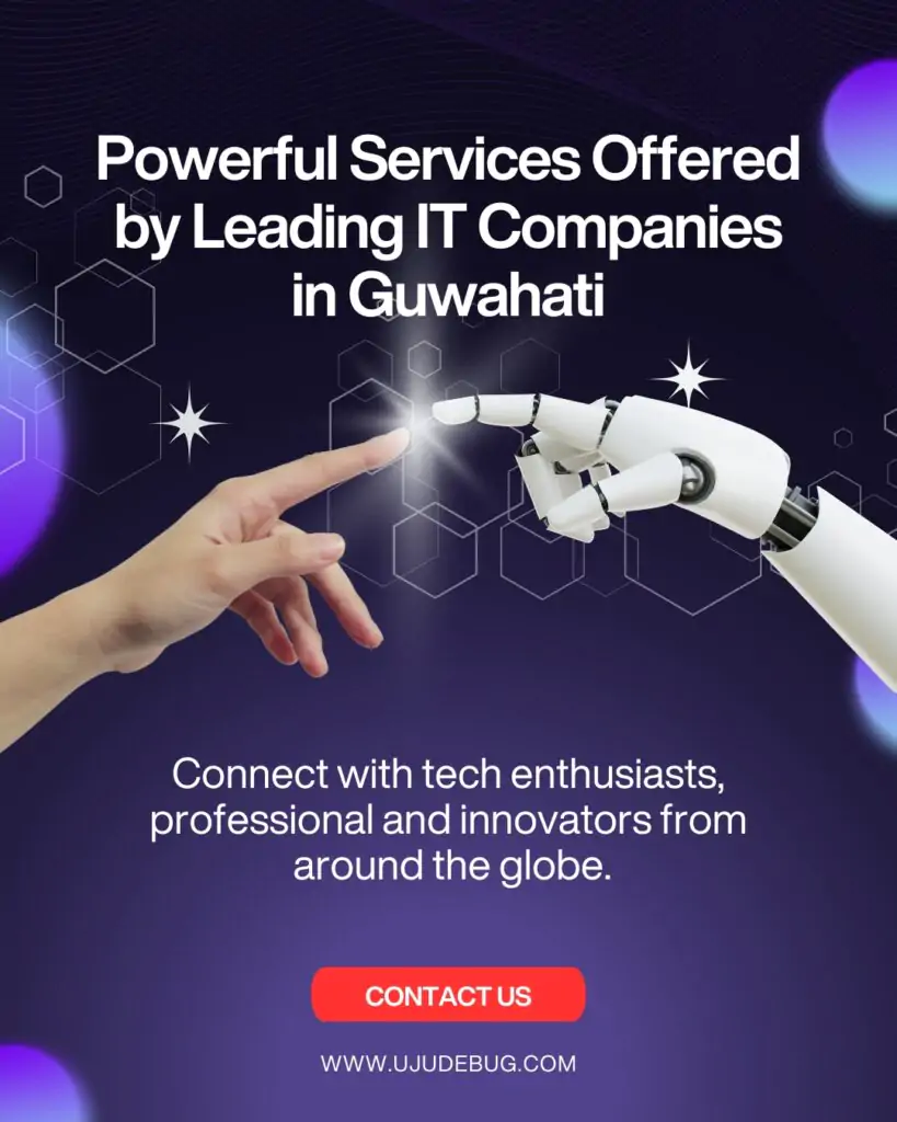 Discover the 10 powerful services offered by leading IT companies in Guwahati that are transforming Assam’s digital landscape. From software and app development to AI and cloud solutions, explore how Guwahati’s top IT firms are driving innovation and business growth in 2025.