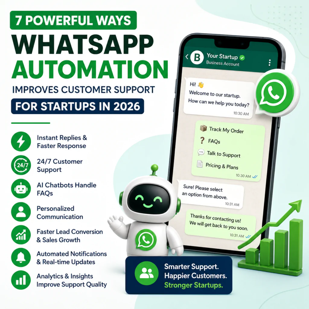 7 Powerful Ways WhatsApp Automation Improves Customer Support for Startups