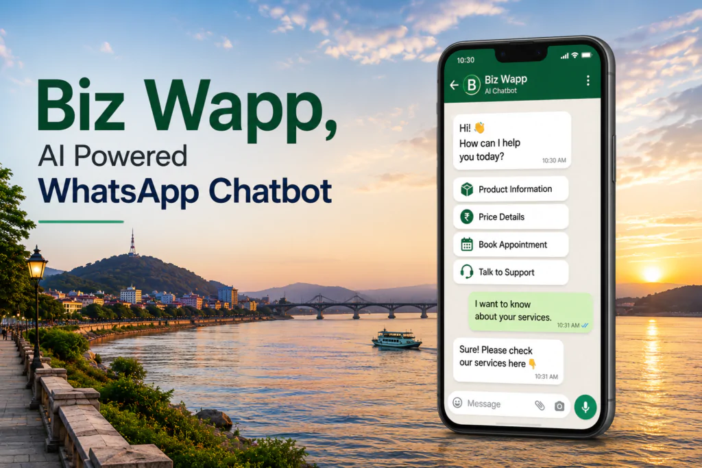 Why Smart Businesses in Guwahati Are Switching to Biz Wapp, AI Powered WhatsApp Chatbot